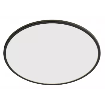 Plafoniera Philips Superslim 15W, nero, metallo, plastica, IP54, terrazza, giardino, II, moderno