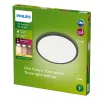 Plafoniera Philips Superslim 15W, nero, metallo, plastica, IP54, terrazza, giardino, II, moderno