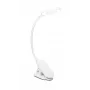 Lampada da scrivania con clip Philips Functional Forys, bianca, plastica, camera da letto, soggiorno, ufficio, contemporanea, IP20, III