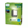 Applique Philips Arbour 3,8W, applique da esterno, antracite, metallo, IP44, terrazza, giardino, II