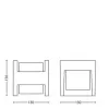 Applique da esterno Signify Philips Arbour 3,8 W LED antracite