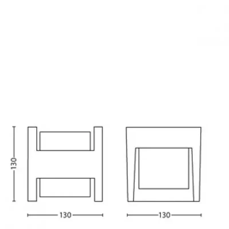 Applique da esterno Signify Philips Arbour 3,8 W LED antracite