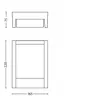 Applique da esterno Signify Philips Arbour 3,8 W LED antracite, 220–240 V, 1 luce