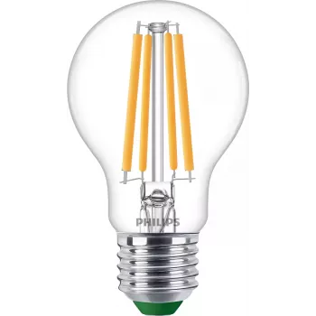 Lampadina LED Philips Classic equivalente 60W, E27 trasparente bianco caldo, confezione da 3, classe energetica A