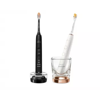 Spazzolino elettrico Philips Sonicare DiamondClean HX9914/69 adulti spazzolino sonico nero, oro, rosa