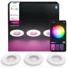 Philips Hue White and Colour Ambience confezione da tre Xamento faretto da incasso