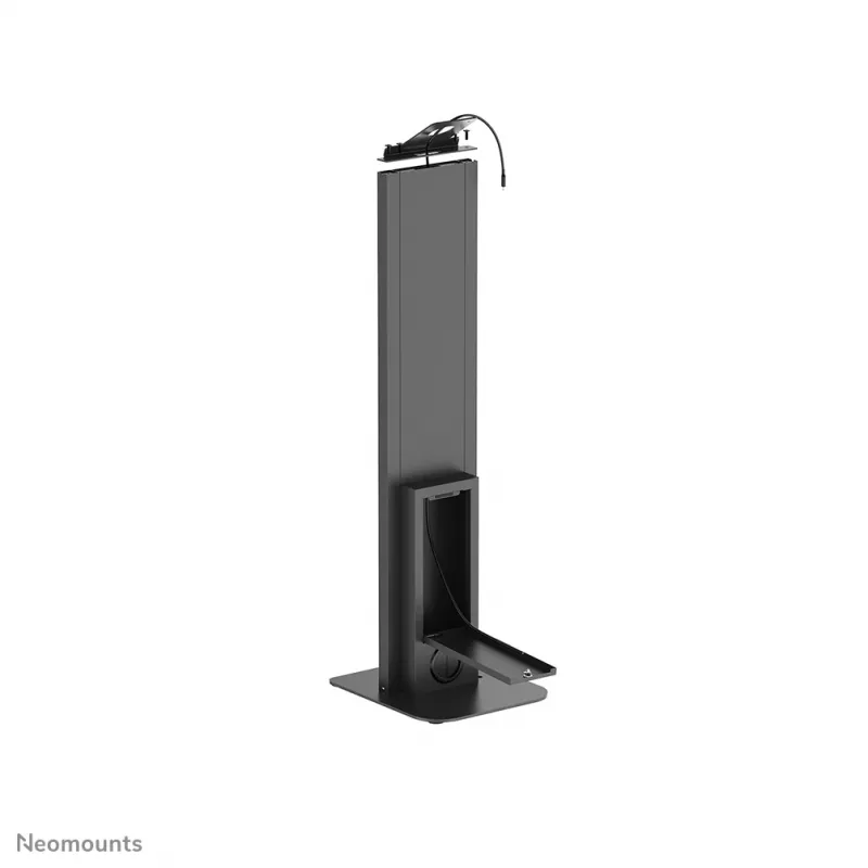 Supporto a pavimento per tablet Neomounts FL15-628BL1 — universale, con serratura, portata max. 3 kg, nero