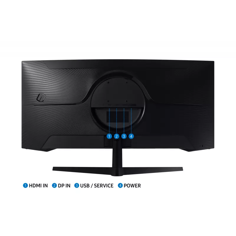 Monitor per computer Samsung G55T 86,4 cm (34 pollici) 3440 x 1440 pixel UltraWide Quad HD LED nero