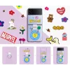 Custodia per cellulare Samsung EF-OF721CTEGWW cover trasparente