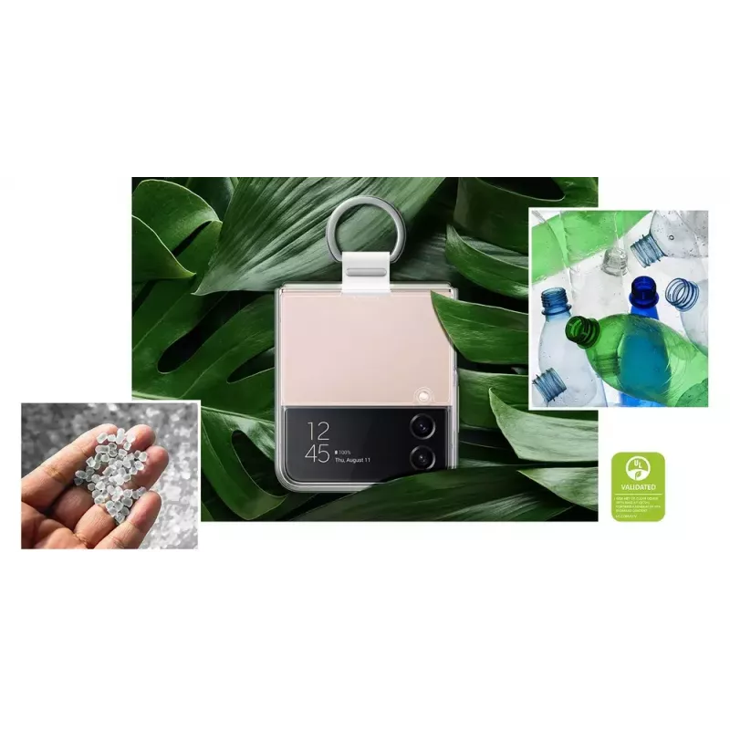 Custodia per cellulare Samsung EF-OF721CTEGWW cover trasparente