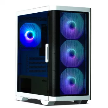 Case per computer Zalman M4 WHITE Mini Tower nero, bianco