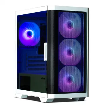 Case per computer Zalman M4 WHITE Mini Tower nero, bianco