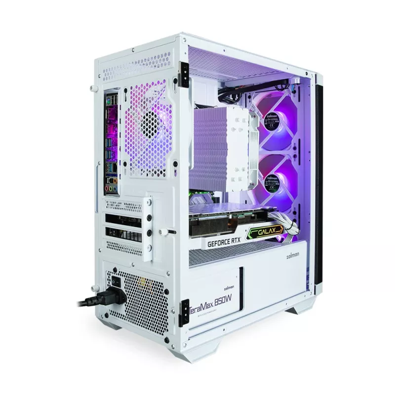 Case per computer Zalman M4 WHITE Mini Tower nero, bianco