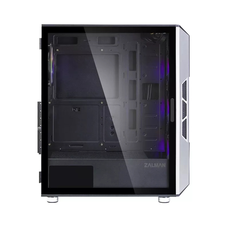 Case per PC Zalman I3 Neo ATX Mid Tower front mesh per raffreddamento efficiente 3 ventole preinstallate Midi Tower nero