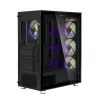Case per PC Zalman I3 Neo ATX Mid Tower front mesh per raffreddamento efficiente 3 ventole preinstallate Midi Tower nero