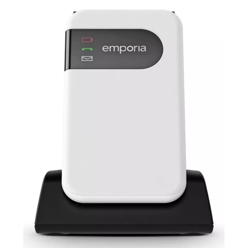 Emporia SIMPLICITYglam.4G 7,11 cm (2,8 inch) 106 g Bianco Telefono per anziani