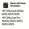HP 912 Cartuccia d'inchiostro originale nero, nero, 1 pz., 250 pagine
