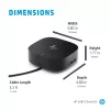 HP USB-C Dock G5 Con filo USB 3.2 Gen 1 Type-C Nero 100W