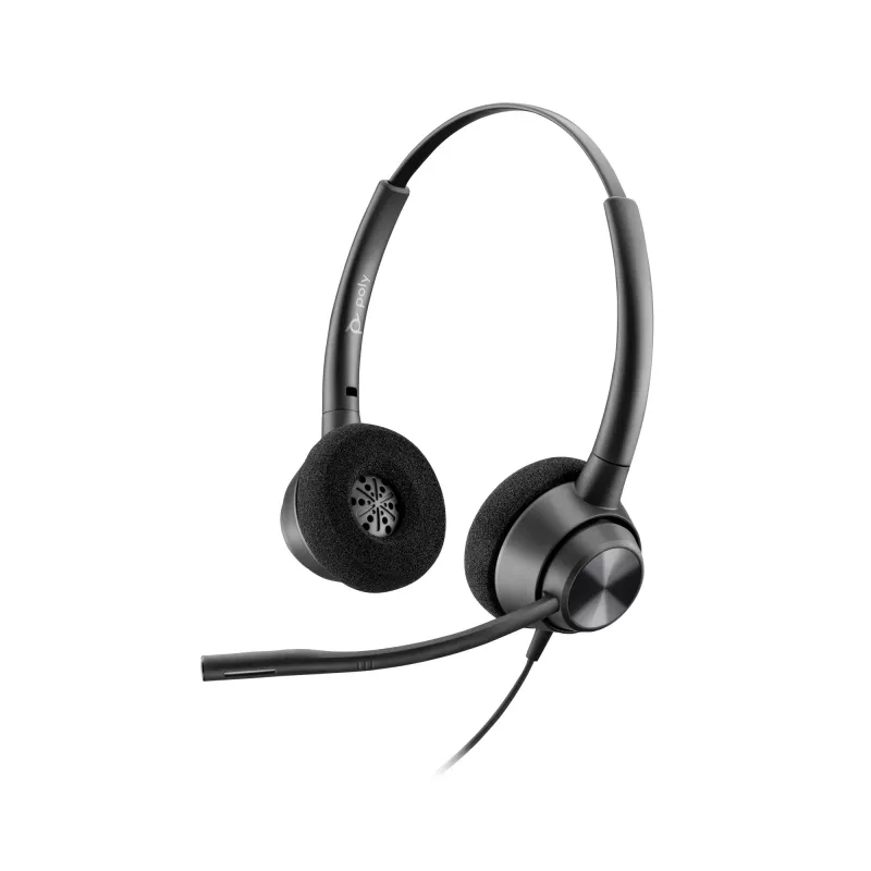 Cuffia stereo USB-A HP Poly EncorePro 320 TAA, 105 g, nero