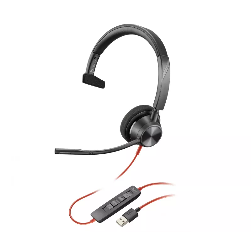HP Poly Poly Blackwire 5220 cuffie stereo USB-A