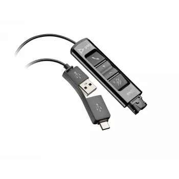 HP Poly DA85 adattatore USB a QD nero TAA