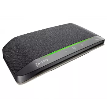 HP Poly Sync 10 USB-A USB-C speakerphone, argento, Windows 10, Windows 11, MacOS, RoHS, Federal Communications Commission (FCC), CE, 182 mm, 89 mm