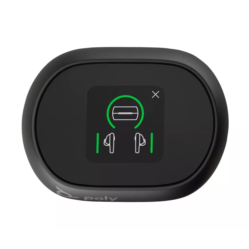 HP Poly Voyager Free 60+ UC Carbon nero auricolari +BT700 adattatore USB-C +custodia di ricarica con touchscreen