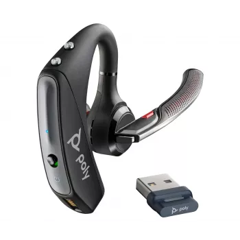 HP Poly Voyager 5200 headset Bluetooth USB-A +BT700 dongle