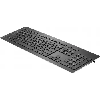 HP Wireless Premium tastiera full-size nera RF wireless a membrana