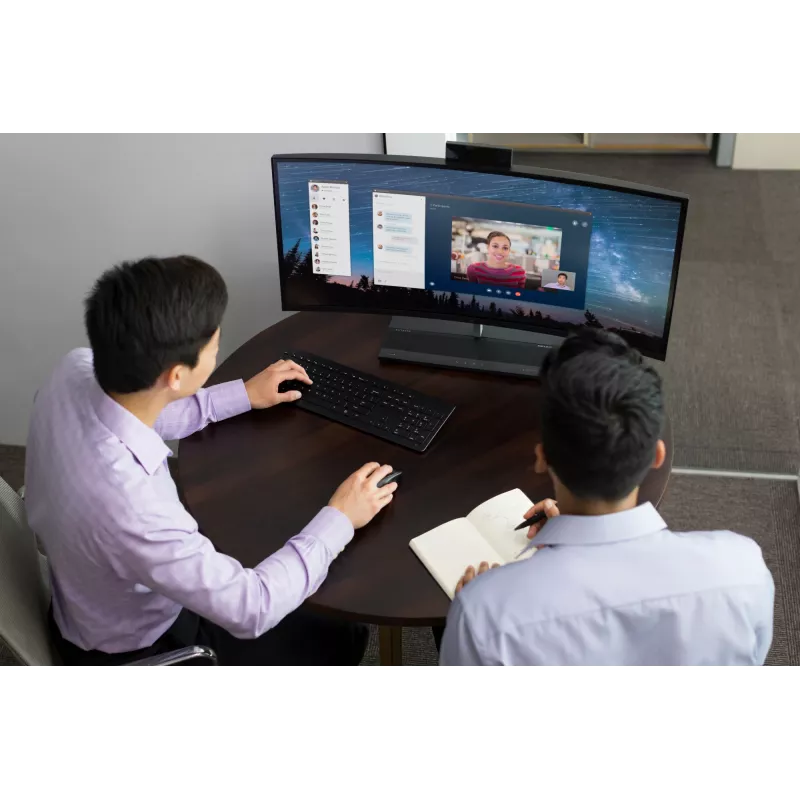 HP Wireless Premium tastiera full-size nera RF wireless a membrana