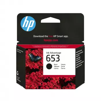 Cartuccia HP 653 nero originale Ink Advantage, nero, 1 pz., 360 pagine