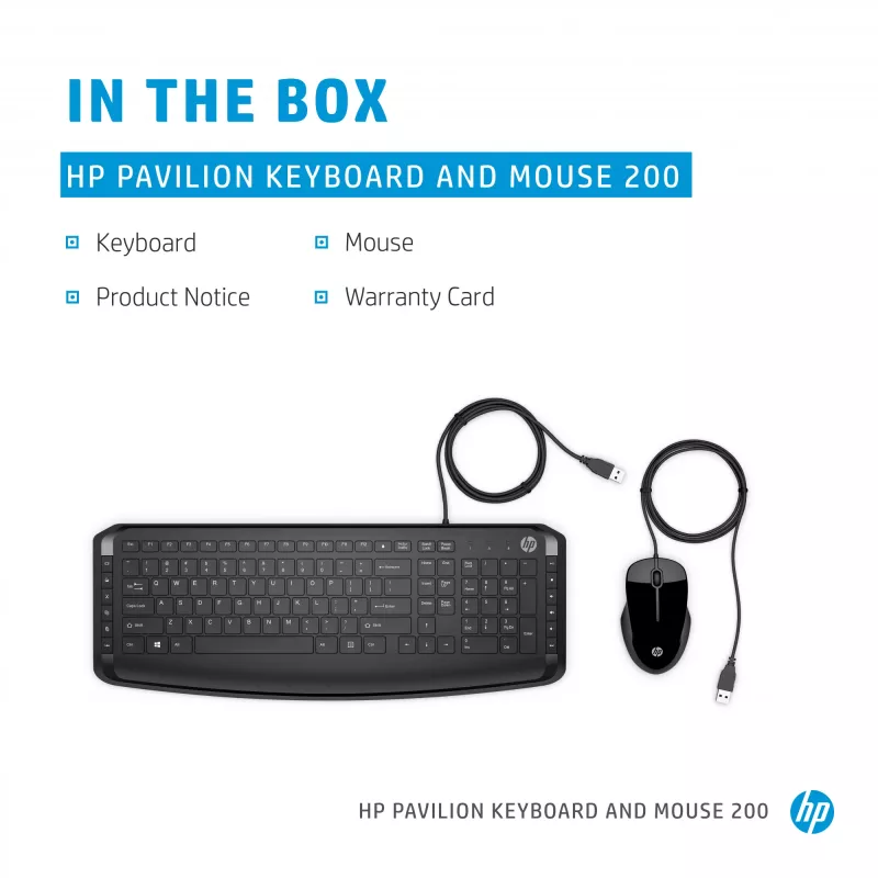 Set tastiera e mouse HP Pavilion tastiera e mouse 200