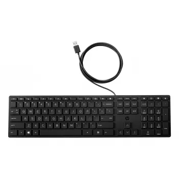 Tastiera HP Wired Desktop 320K full-size USB nero cavo 1,8 m
