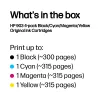 HP 903 confezione da 4 cartucce d'inchiostro originali nero/ciano/magenta/giallo