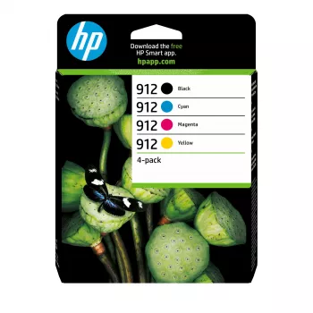 HP 912 confezione da 4 cartucce d'inchiostro originali nero/ciano/magenta/giallo