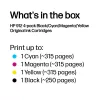 HP 912 confezione da 4 cartucce d'inchiostro originali nero/ciano/magenta/giallo