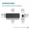 Combinazione mouse e tastiera wireless HP 330