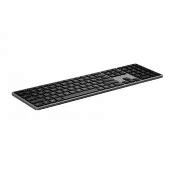 Tastiera full-size wireless HP 975 — RF wireless + Bluetooth, nera, layout 100%