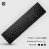 Tastiera wireless programmabile HP 450 full-size con filo e wireless nera