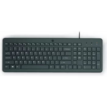 Tastiera con filo HP 150 full-size USB nera cavo 1m