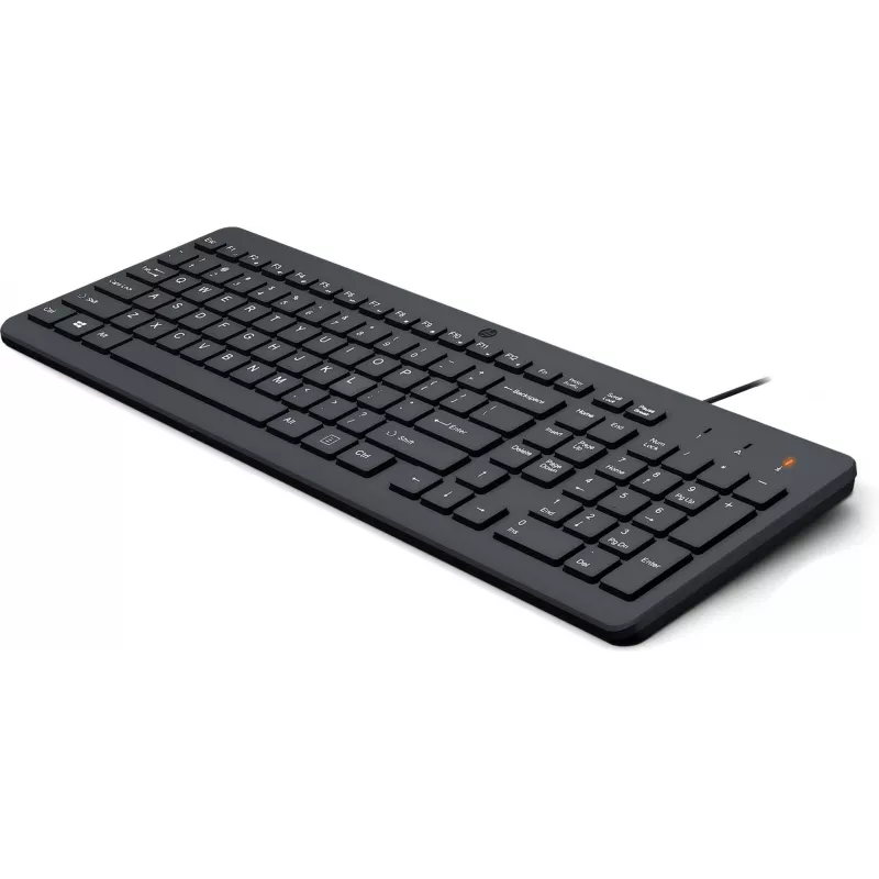 Tastiera con filo HP 150 full-size USB nera cavo 1m