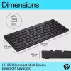 Tastiera Bluetooth compatta multi-dispositivo HP 350