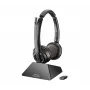Cuffia HP Poly Savi 8220 UC certificata Microsoft Teams DECT 1880-1900 MHz USB-A