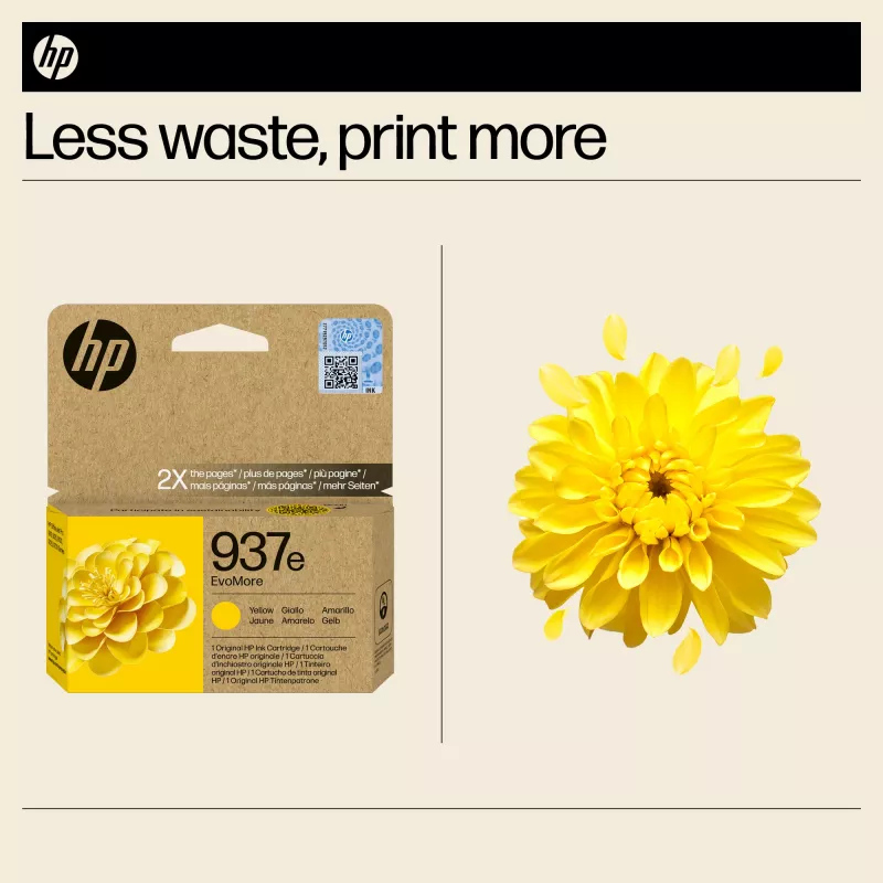 HP 937e EvoMore giallo cartuccia d'inchiostro originale