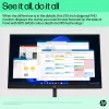 HP E-Series E22 G5 FHD monitor, 54,6 cm (21,5 pollici), Full HD, LCD, 5 ms (ricondizionato)