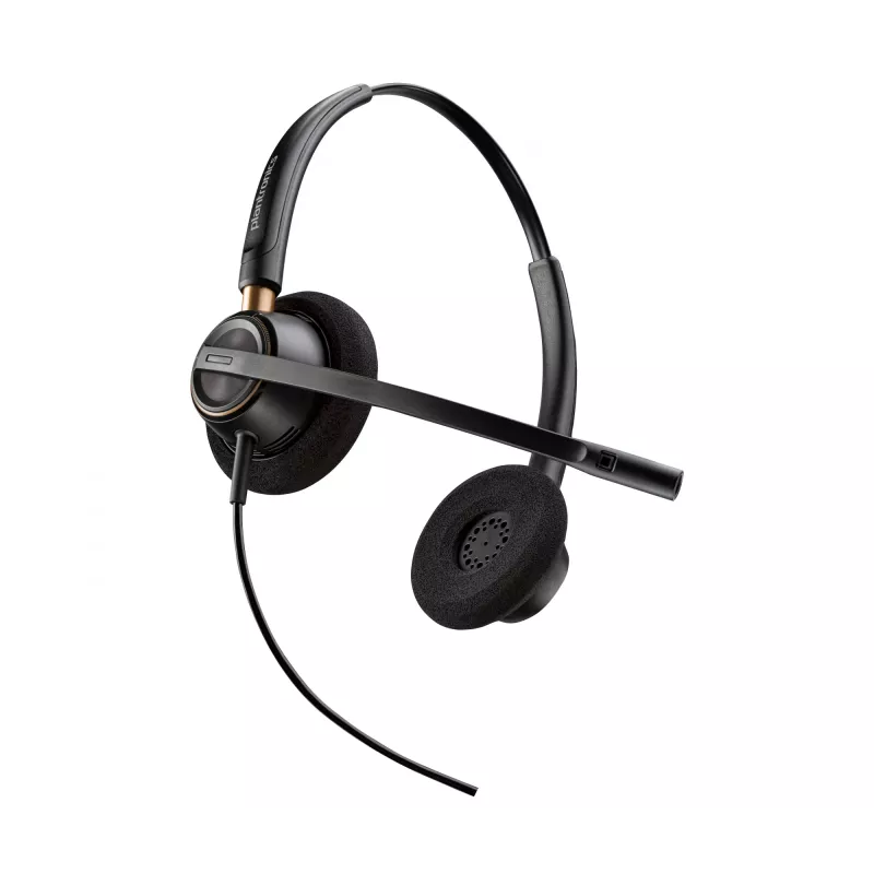 Cuffia HP Poly EncorePro 520 binaurale +Quick Disconnect, 74 g, nero
