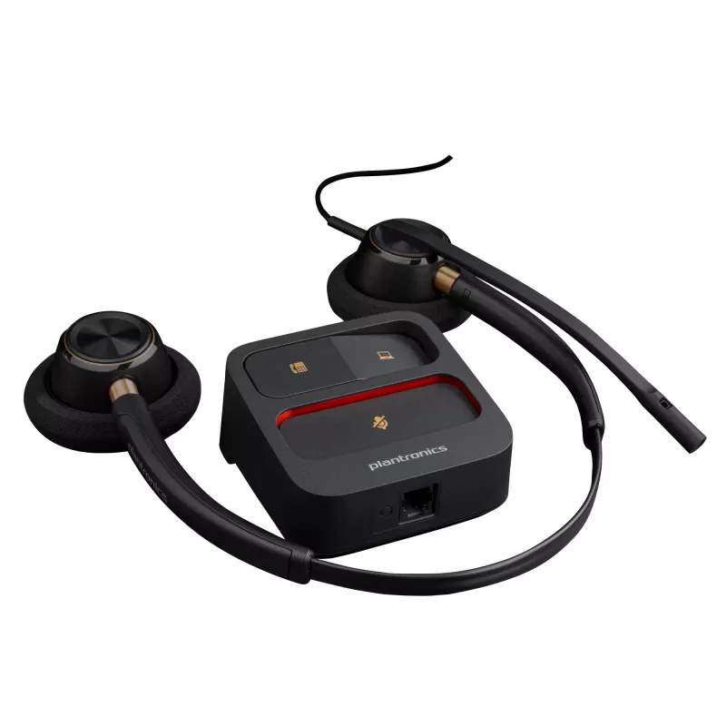 Cuffia HP Poly EncorePro 520 binaurale +Quick Disconnect, 74 g, nero