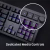 Tastiera da gaming Kingston HP HyperX Alloy Rise modello 7G7A3AA#ABD — tastiera meccanica compatta con filo EAN 0