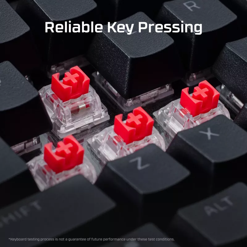 Tastiera da gaming Kingston HP HyperX Alloy Rise modello 7G7A3AA#ABD — tastiera meccanica compatta con filo EAN 0