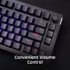 Tastiera da gaming meccanica Kingston (HyperX) Alloy Rise 75 – layout 75% compatto, con filo, modello 7G7A4AA#ABD